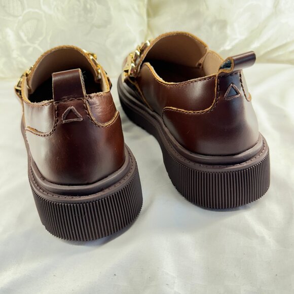 New! Kelsi Dagger Brooklyn Pulse Chain Platform Loafer - Picture 8 of 8